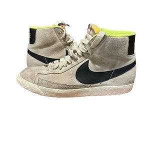 Nike Blazer Retro Mid Classic Shoes Suede 518171-011 Grey Womens 8.5 Sneakers